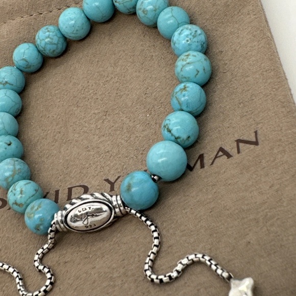 David Yurman Turquoise Spiritual Bead Bracelet - Picture 2 of 6